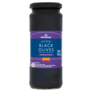 5010251508496_0.jpg M PITTED BLACK HOJIBLANCA OLIVES IN BRINE 330G