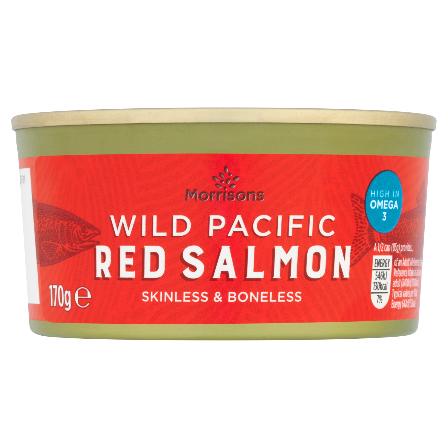 M SKINLESS & BONELESS PACIFIC RED SALMON 170G - Image 1