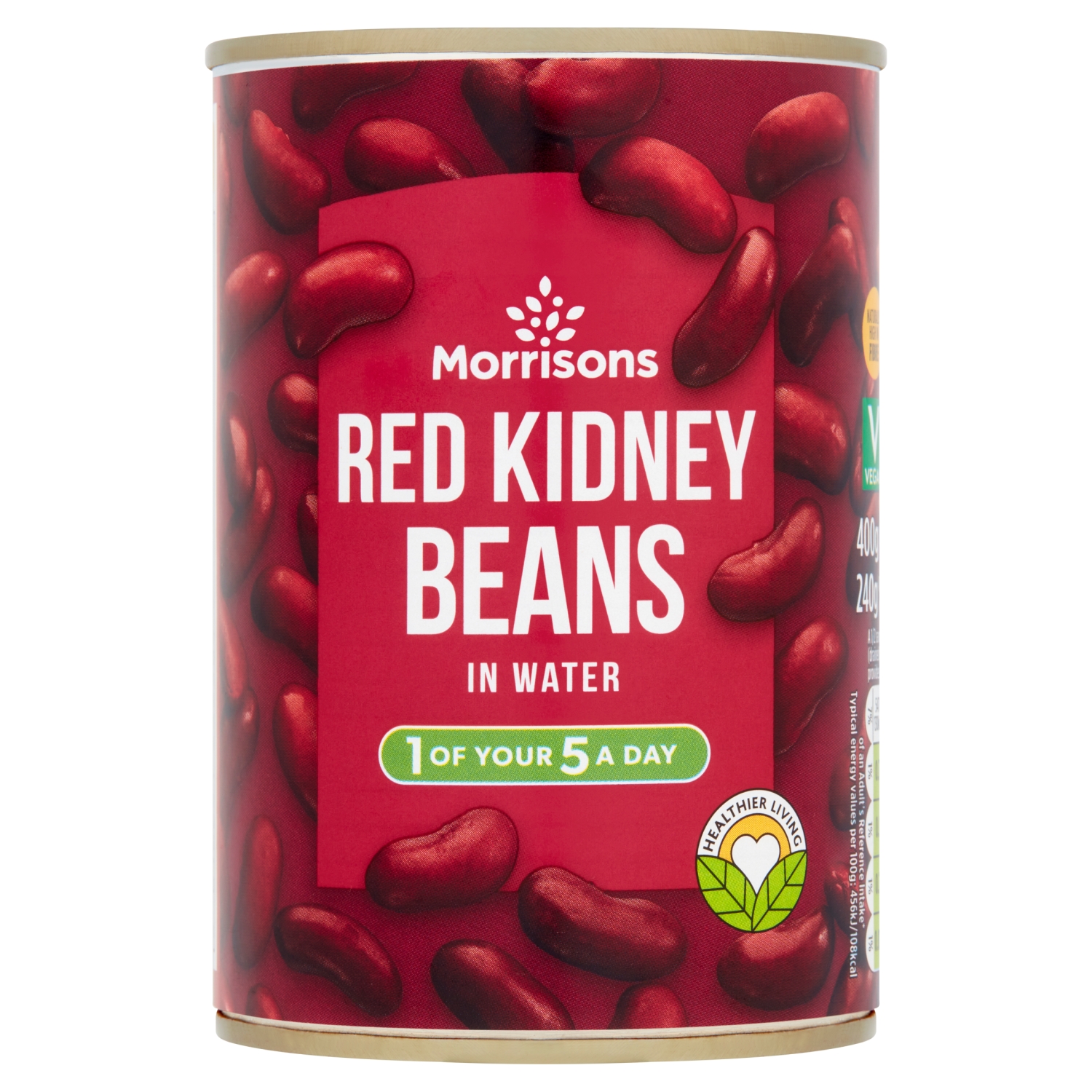 M RED KIDNEY BEANS IN WATER 400G - Image 1