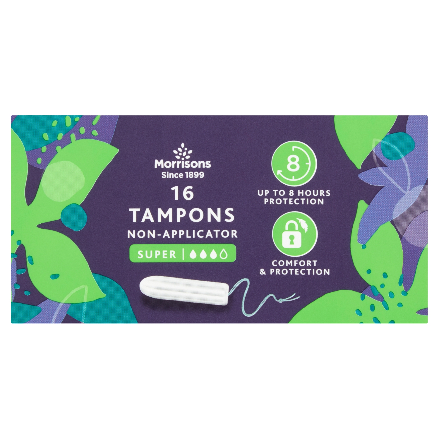 M NON APPLICATOR TAMPONS SUPER 16PK - Image 1