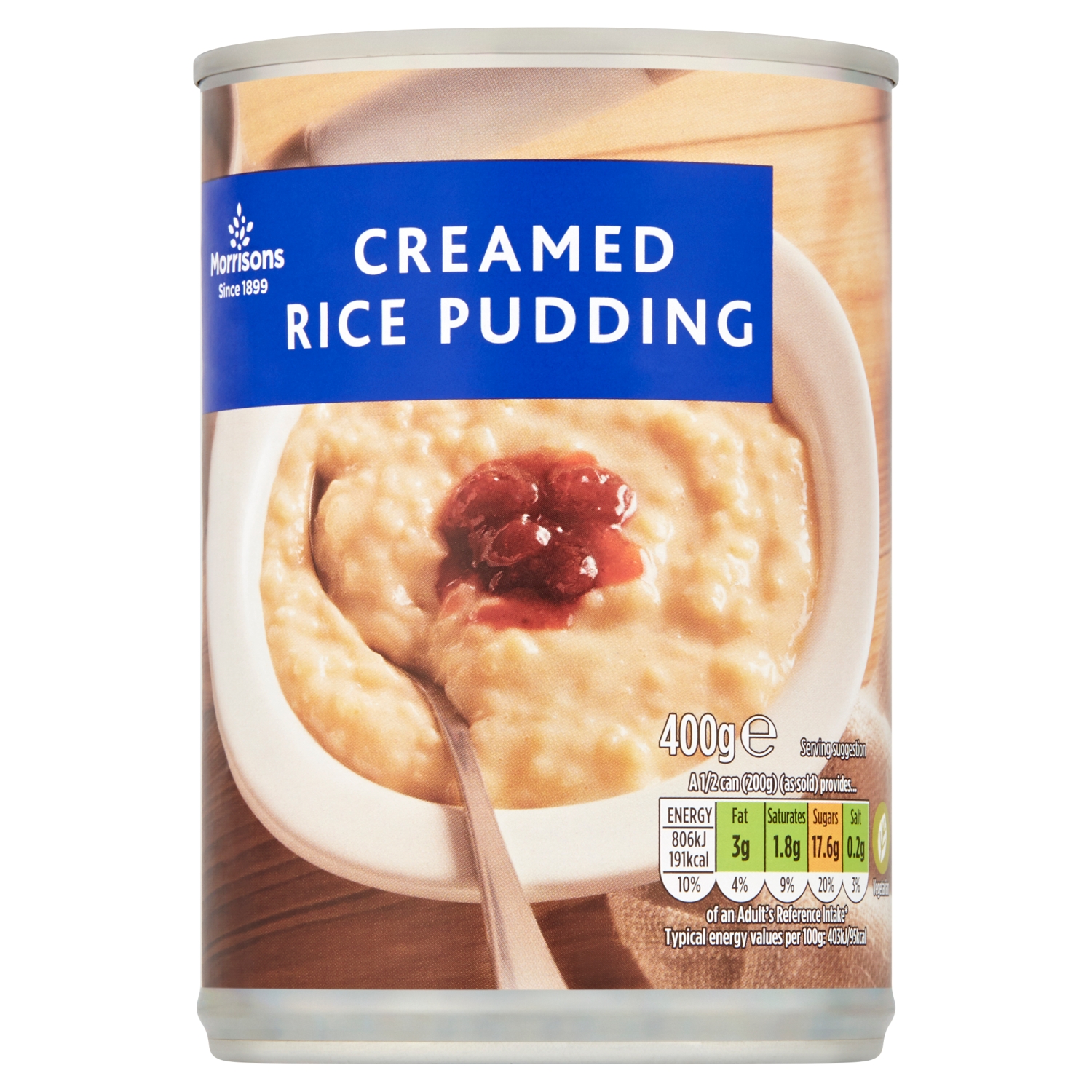 M CREAMED RICE PUDDING 400G - Image 1