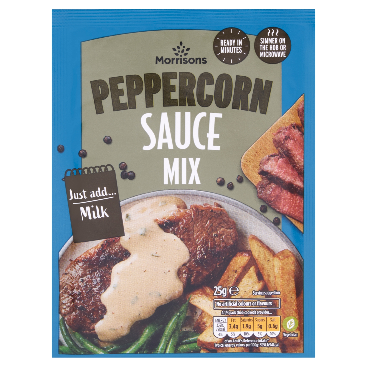 M PEPPERCORN SIMMER SAUCE MIX 25G - Image 1