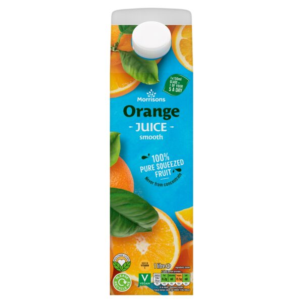 M 100% FRUITT SMOOTH ORANGE JUICE 1L
