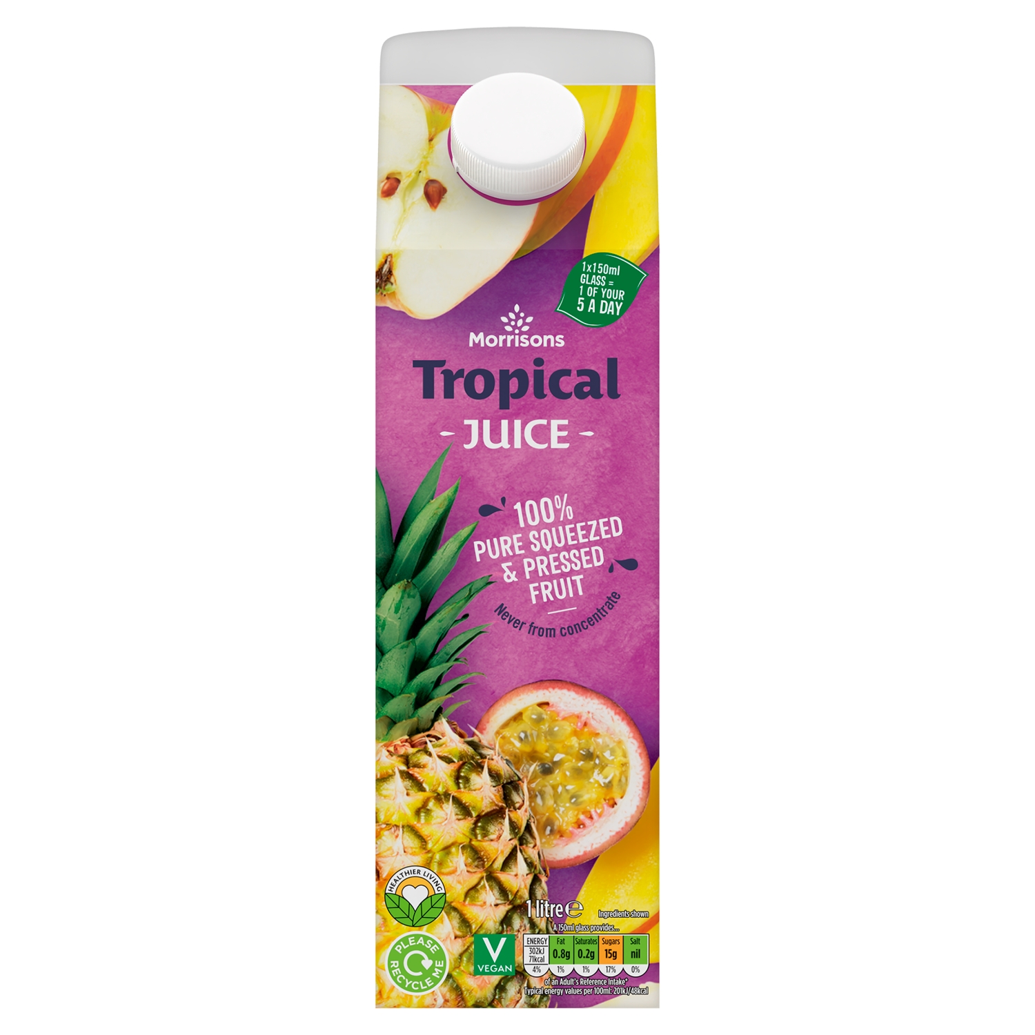 M 100% FRUIT TROPICAL JUICE 1L - Image 1