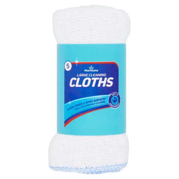 M LARGE CLEANING CLOTHS 5PK