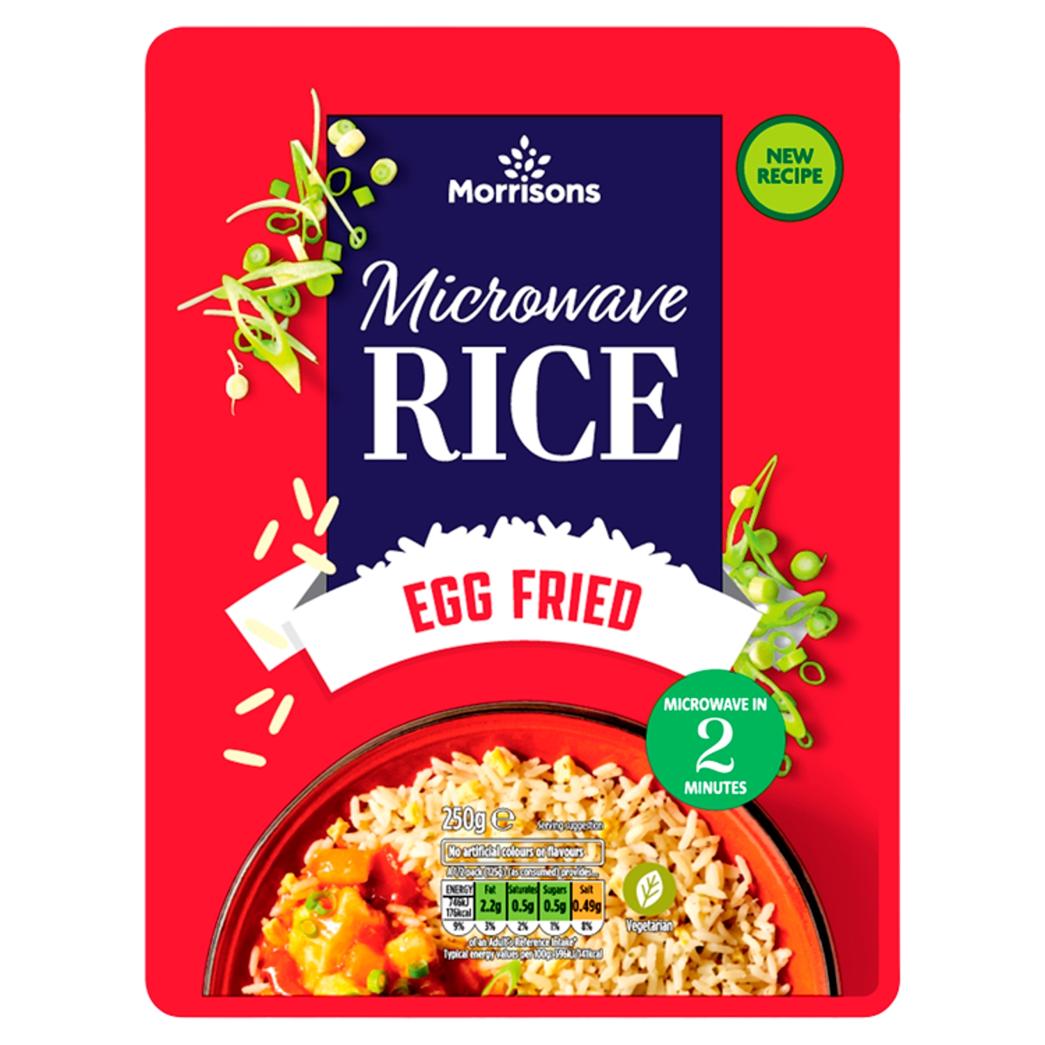 M EGG FRIED MICROWAVE RICE 250G - Image 1