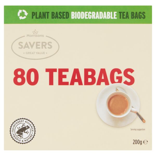 M SAVERS TEA BAGS 80PK