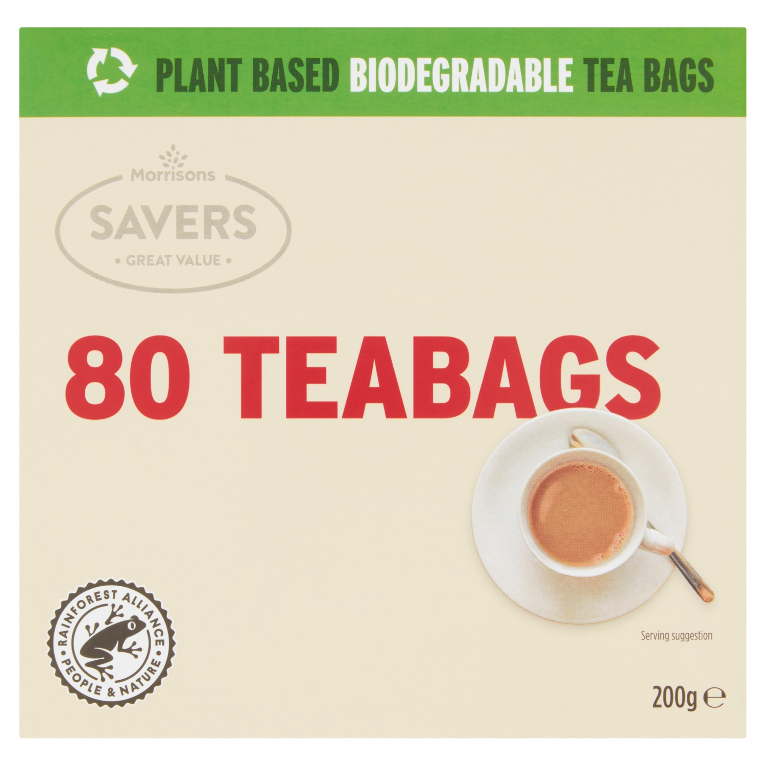 M SAVERS TEA BAGS 80PK - Image 1