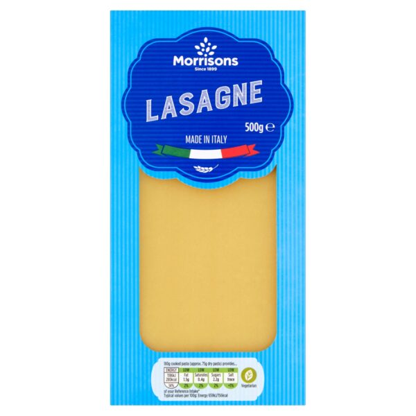 M LASAGNE SHEETS 500G