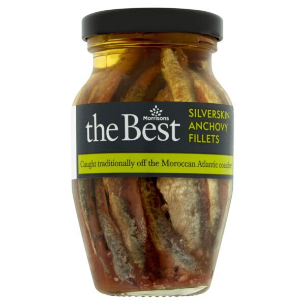M BEST SILVERSKIN ANCHOVY FILLETS 155G