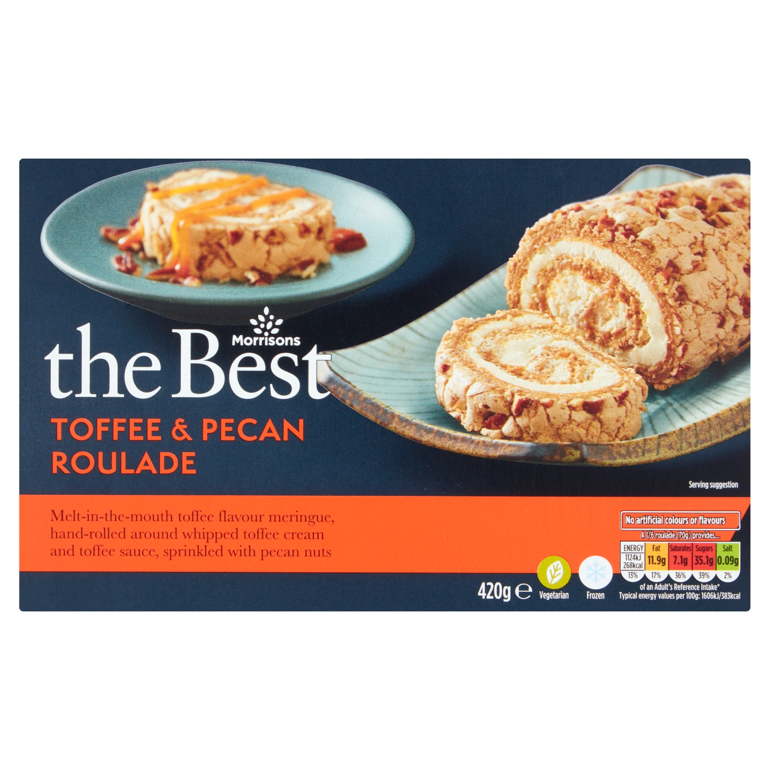 M BEST TOFFEE PECAN ROULADE 420G - Image 1