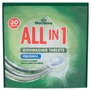 5010251781240_0.jpg M ALL IN 1 ORIGINAL DISHWASHER TABLETS 30PK