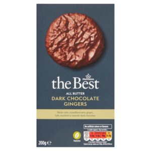 5010251830153_0.jpg M BEST DARK CHOCOLATE & GINGER COOKIES 200G