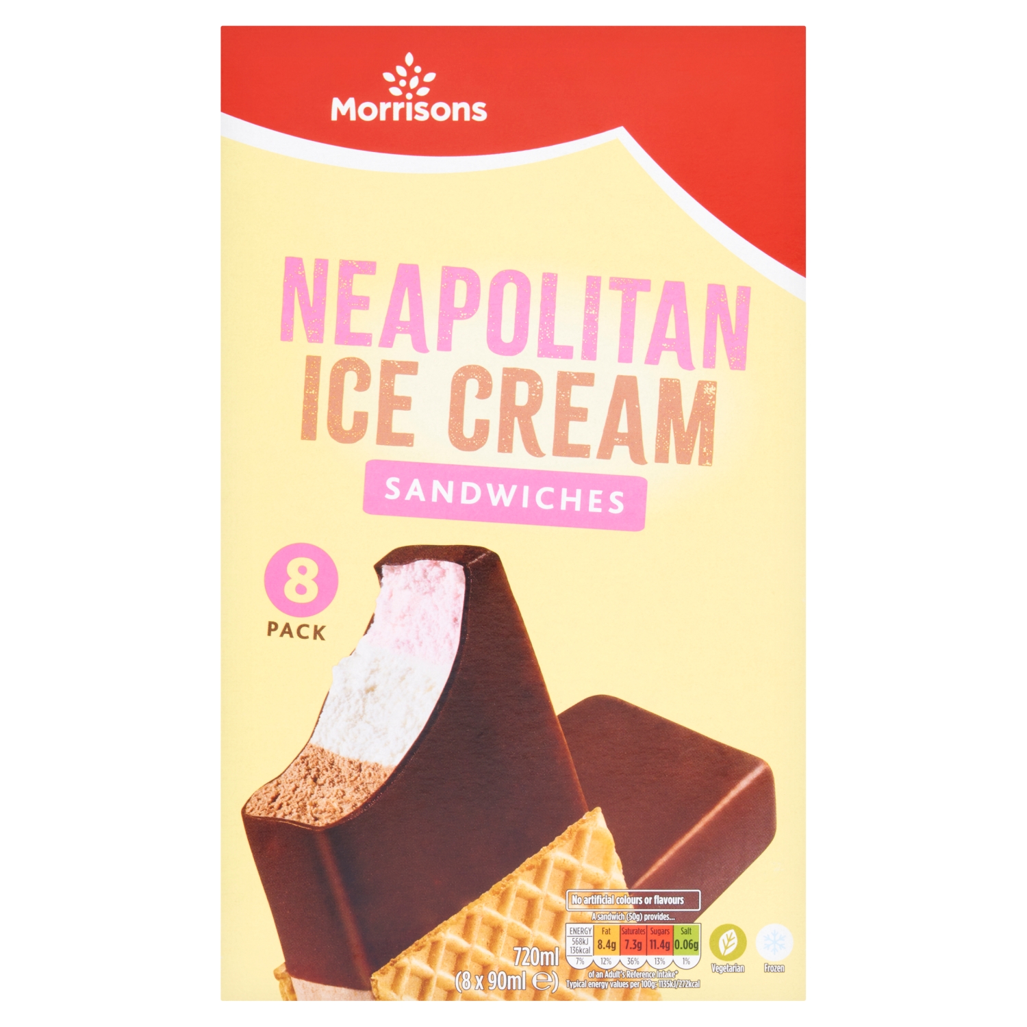 M NEAPOLITAN SANDWICH 8 PACK - Image 1