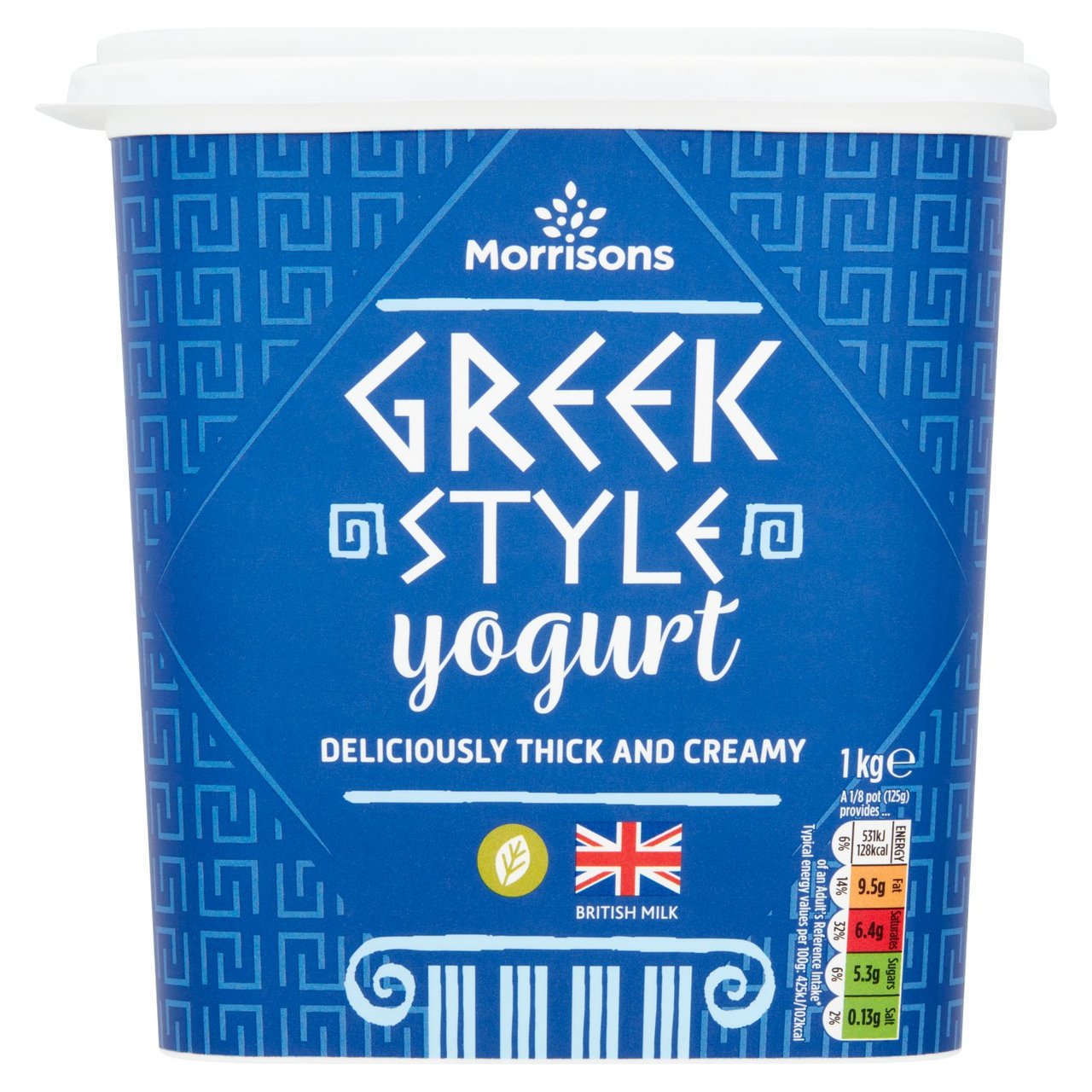 M GREEK STYLE YOGURT 1KG - Image 1