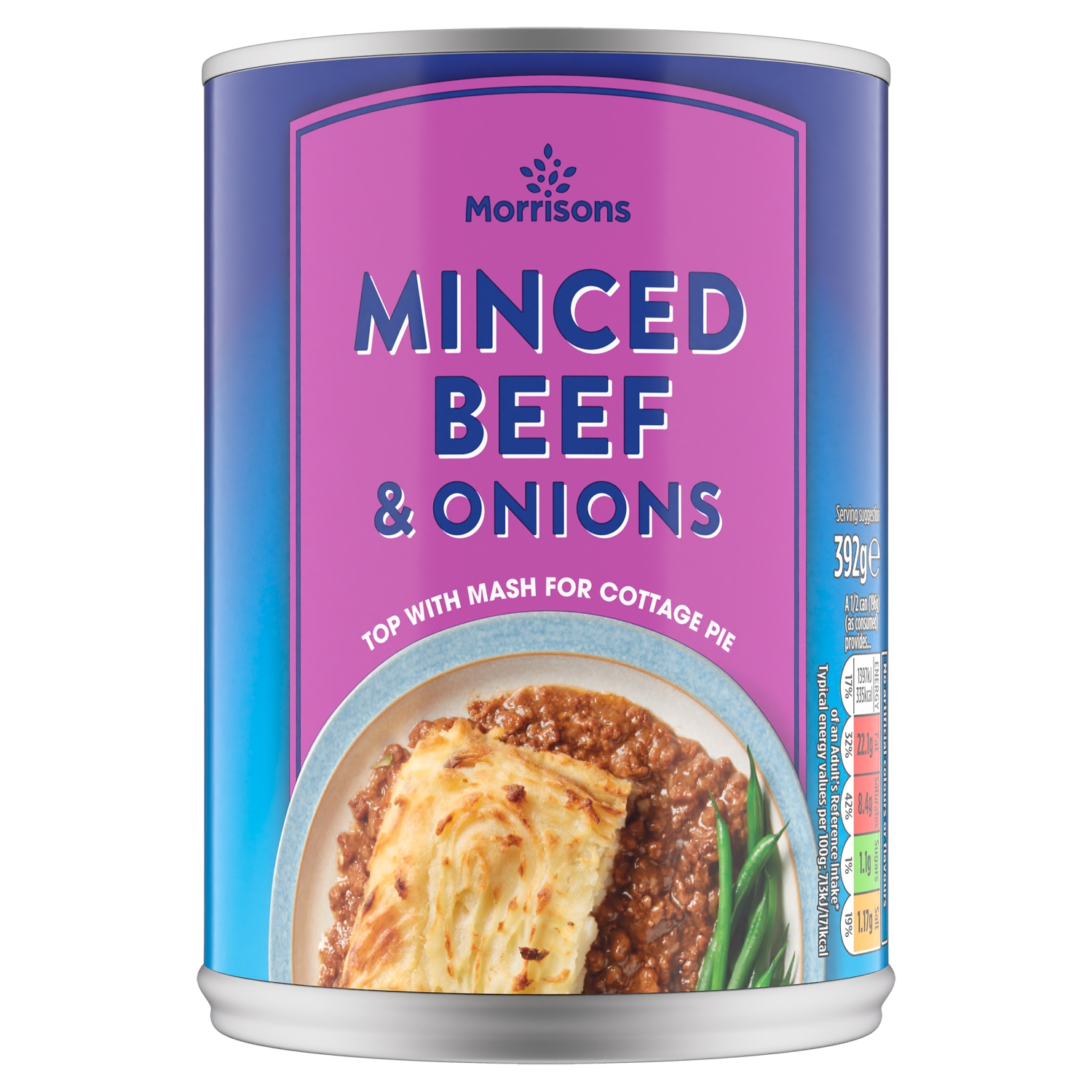 M MINCED BEEF & ONION 392G - Image 1