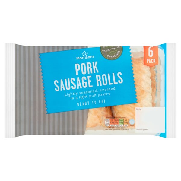 M PORK SAUSAGE ROLLS 6PK