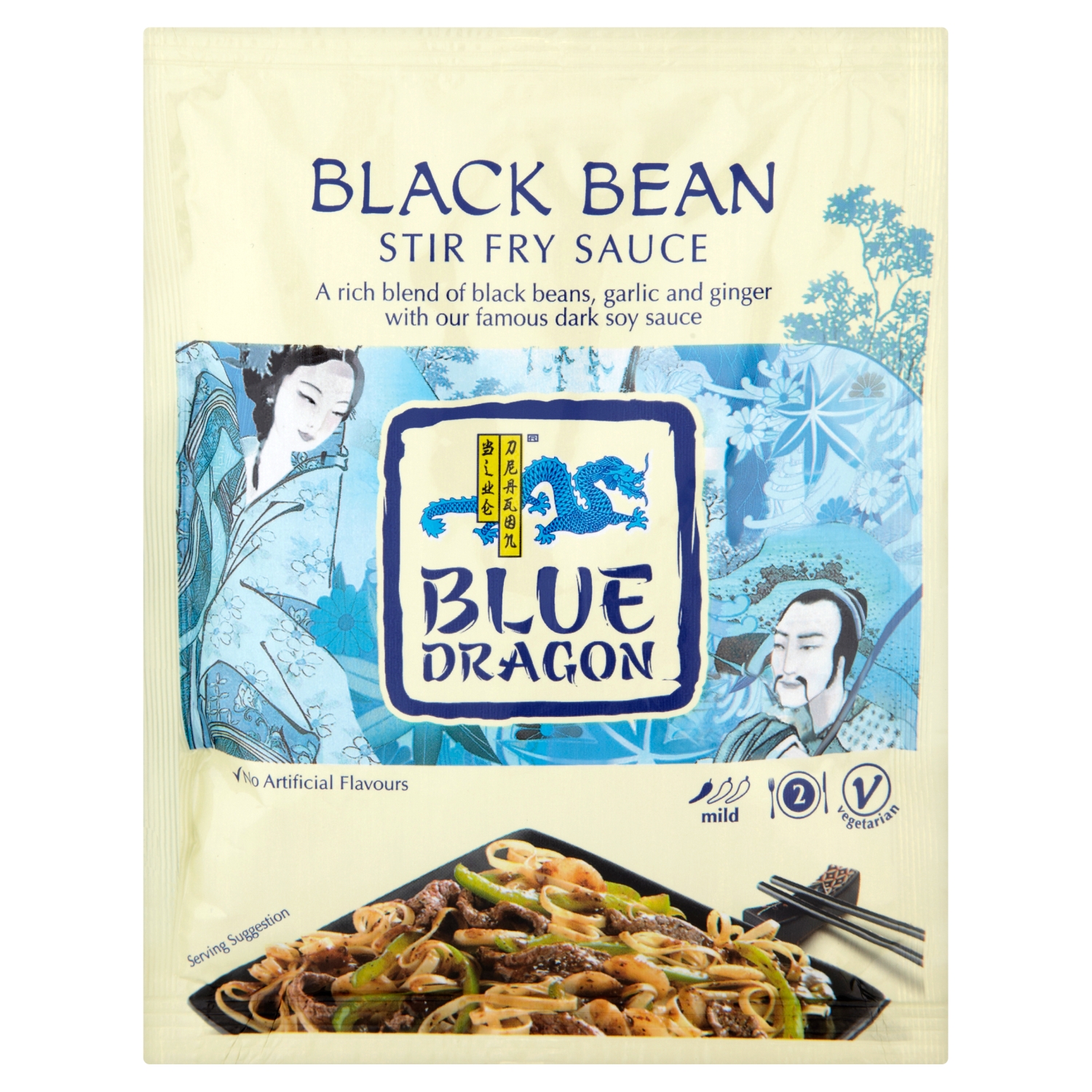 BLUE DRAGON BLACK BEAN STIR FRY SAUCE 120G - Image 1