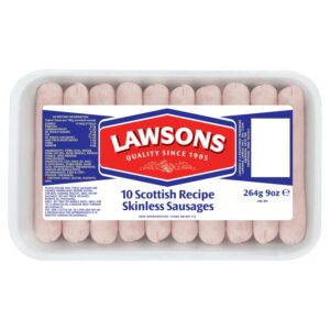LAWSONS SKINLESS SAUSAGE 264G