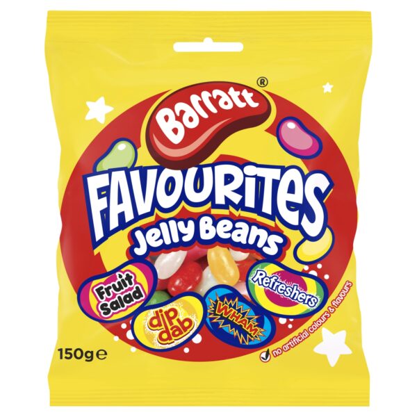 BARRATT FAVOURITE JELLY BEANS 150G