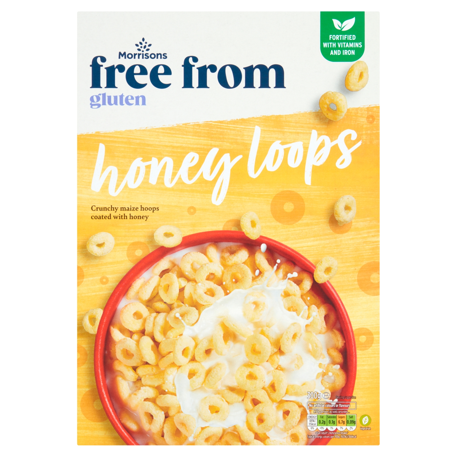 M FREE FROM HONEY LOOPS 300G - Image 1