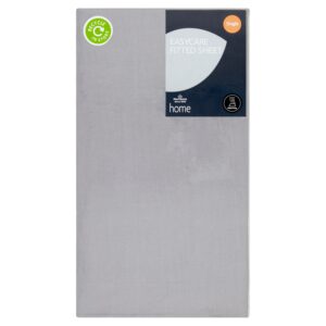 5010525046884_0.jpg M EASY CARE GREY FITTED SHEET SINGLE