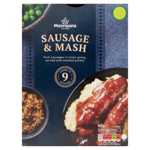 5010525051260_0.jpg M TRADITIONAL SAUSAGE & MASH 400G