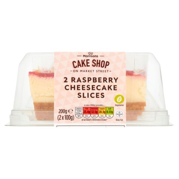 M 2 RASPBERRY CHEESECAKE WEDGES