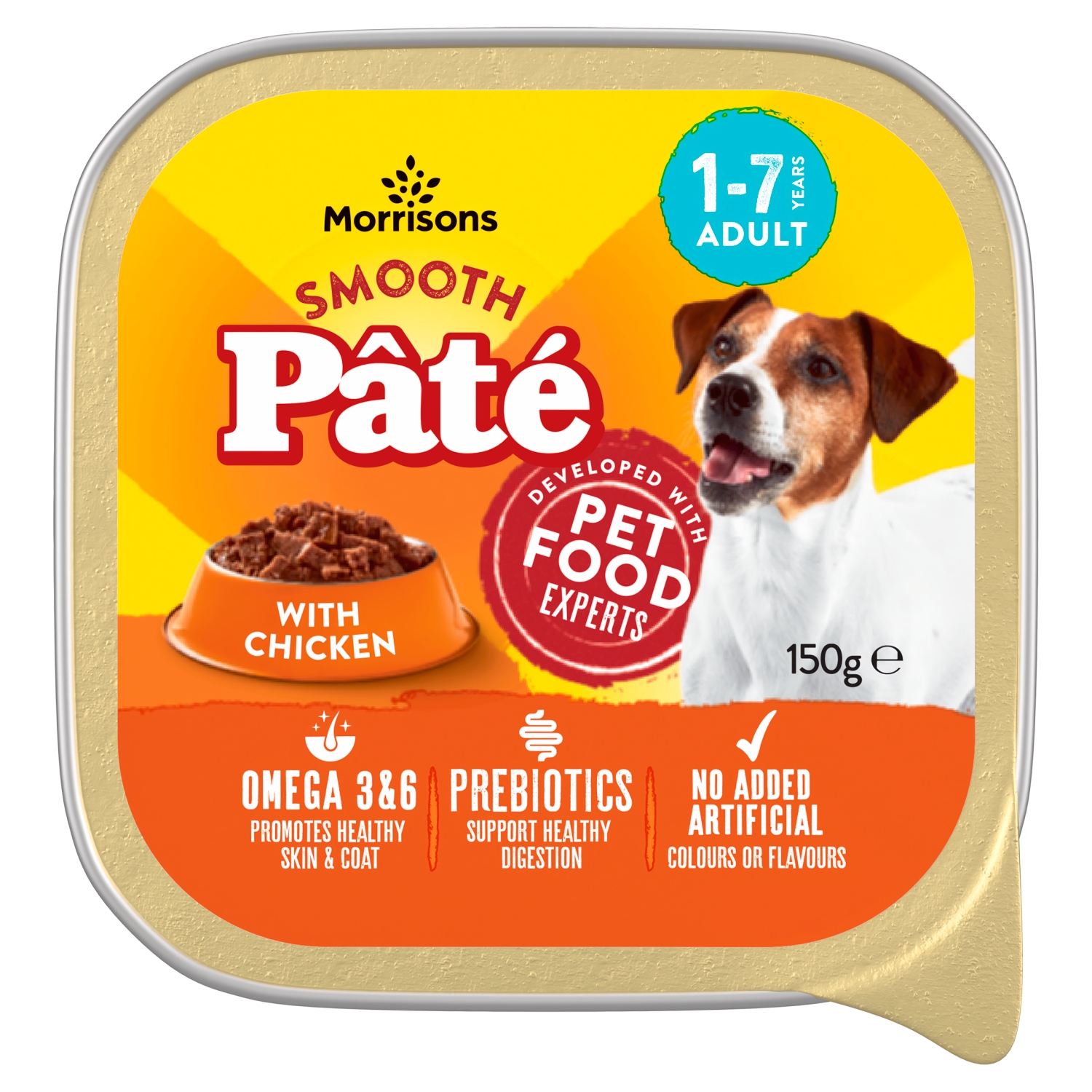 M DOG FOOD CHICKEN PATE 150G - Image 1