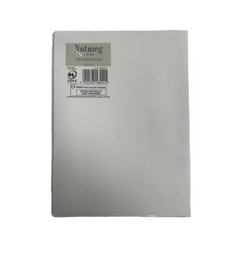 M C6 ENVELOPES 25PK