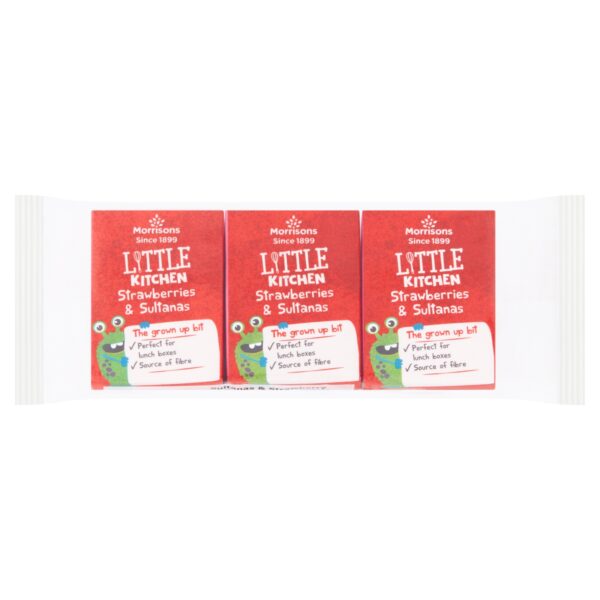 M LITTLE KITCHEN KIDS RAISINS & STRAWBERRIES 6X14G