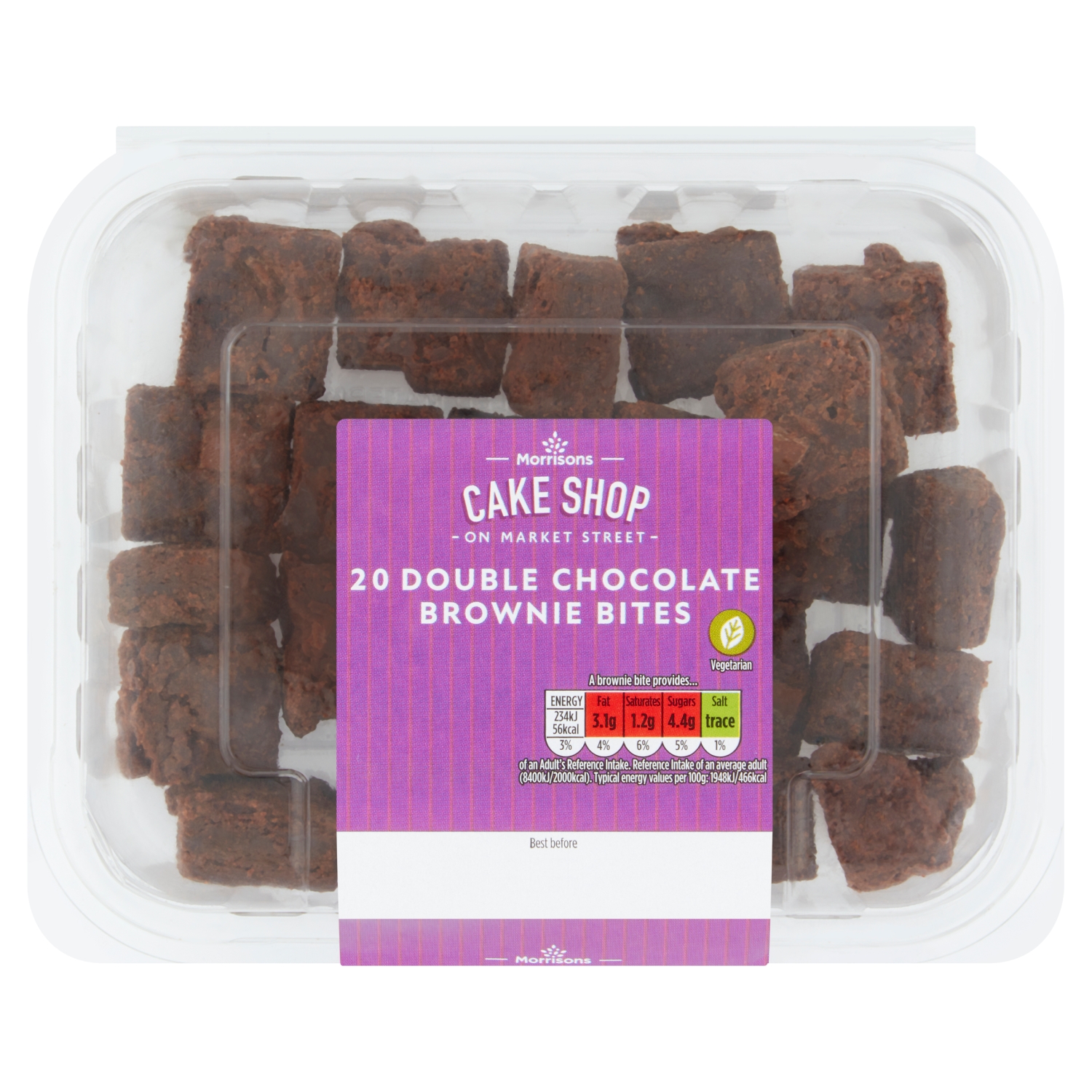 M 20 CHOCOLATE BROWNIE MINI BITES - Image 1