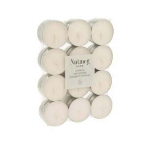 Training Materials NUTMEG TEALIGHTS 24PK