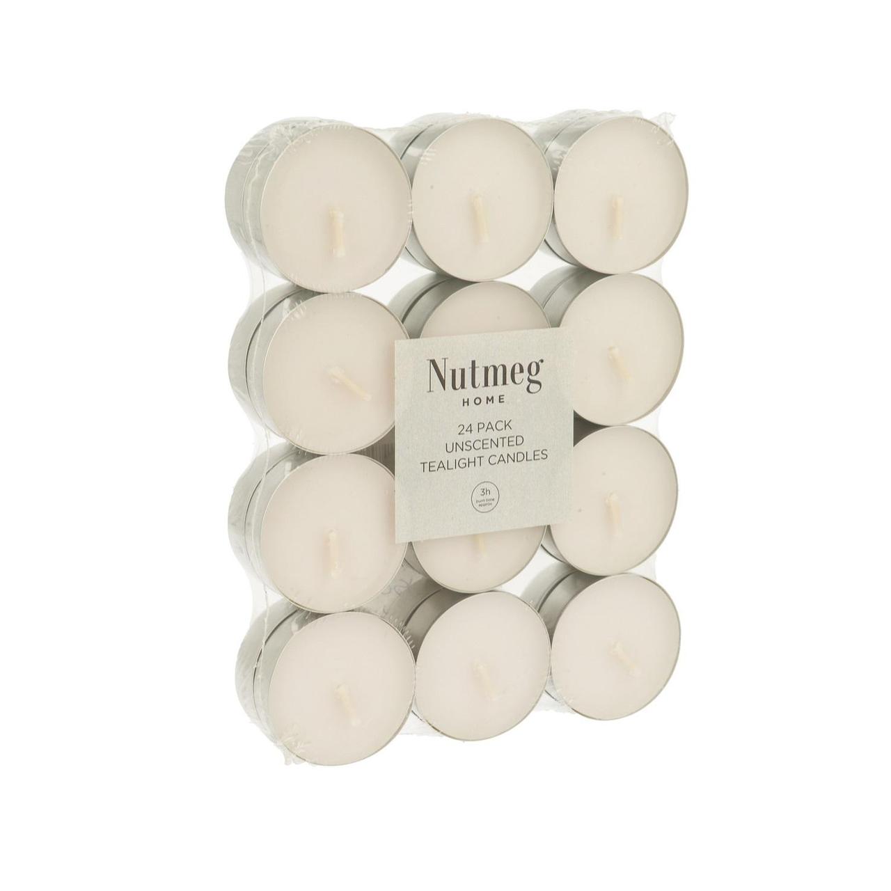 NUTMEG TEALIGHTS 24PK - Image 1