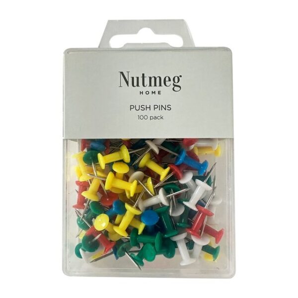 NUTMEG HOME 100 PUSH PINS