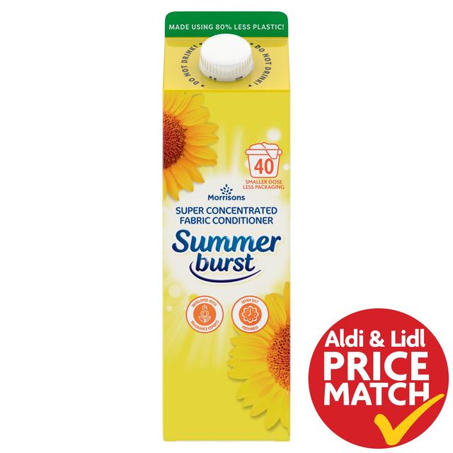 M SUMMER BURST FABRIC CONDITIONER 40 WASHES 1L - Image 1