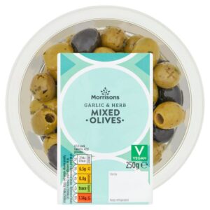 Training Materials M MIXED OLIVES WITH GARLIC & HERB 250G