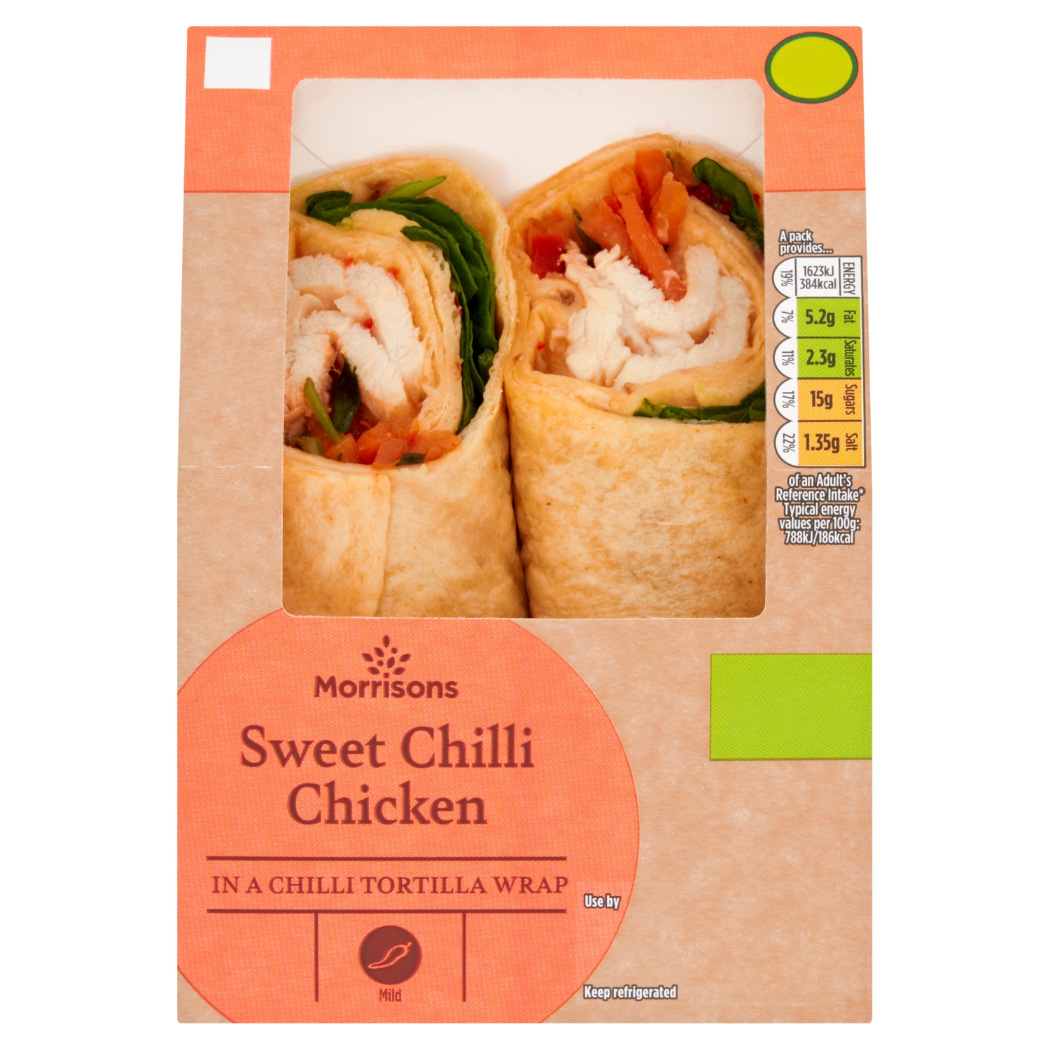 M SWEET CHILLI CHICKEN WRAP - Image 1