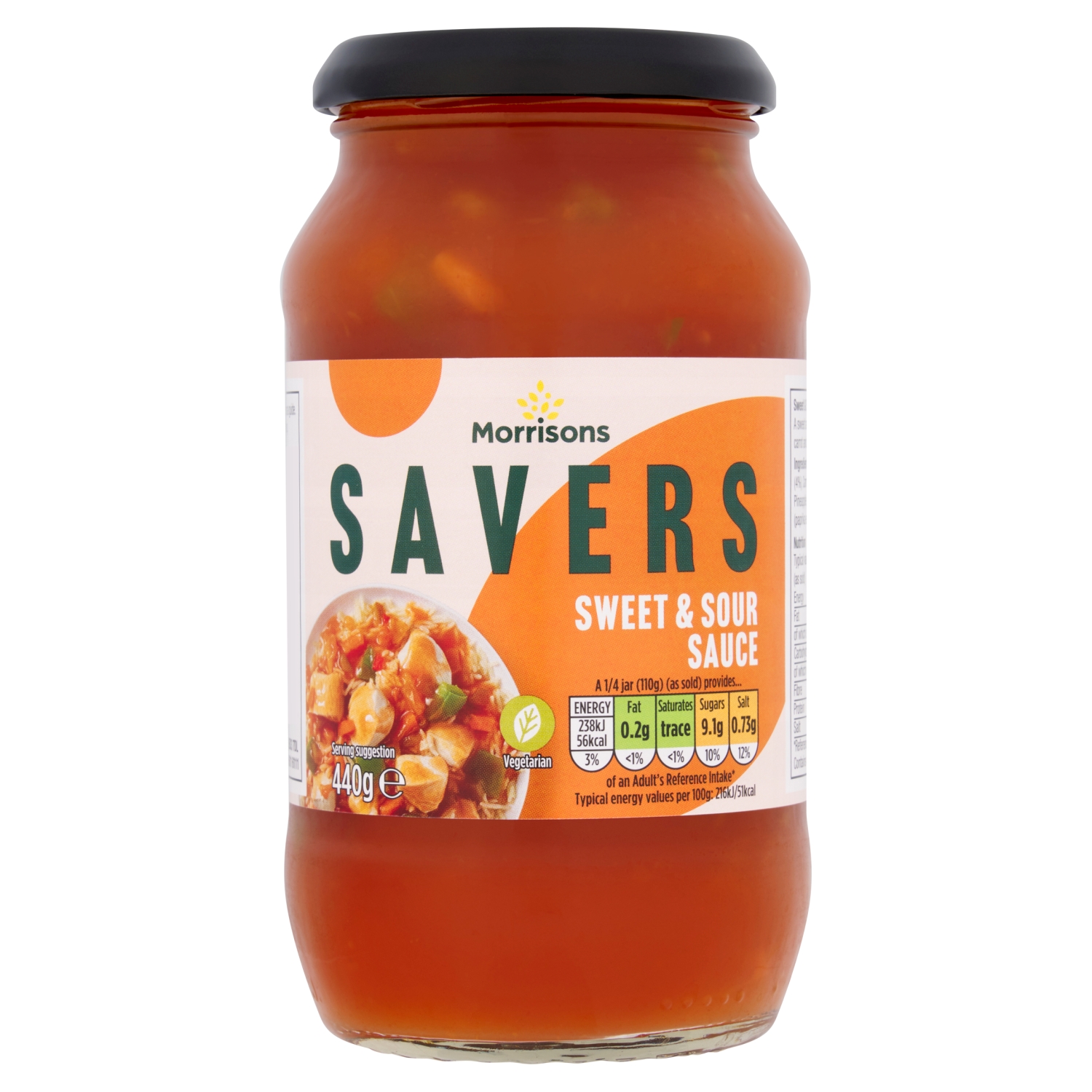 M SAVERS SWEET & SOUR SAUCE 440G - Image 1