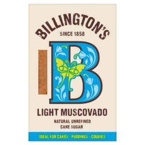 5010651001214_0.jpg BILLINGTONS LIGHT MUSCOVADO UNREFINED SUGAR 500G