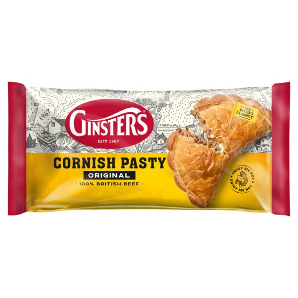 GINSTERS CORNISH PASTY 180G