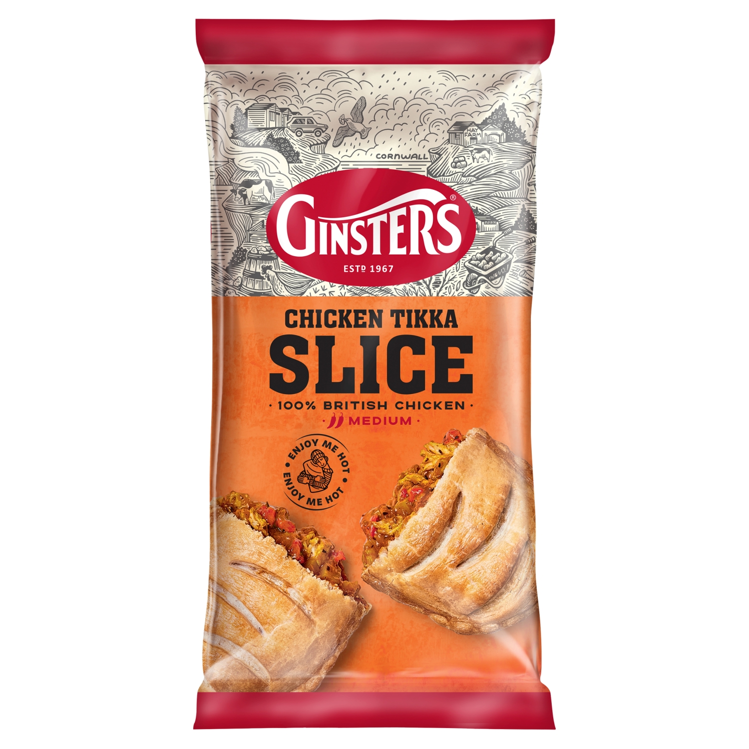 GINSTERS CHICKEN TIKKA SLICE 170G - Image 1