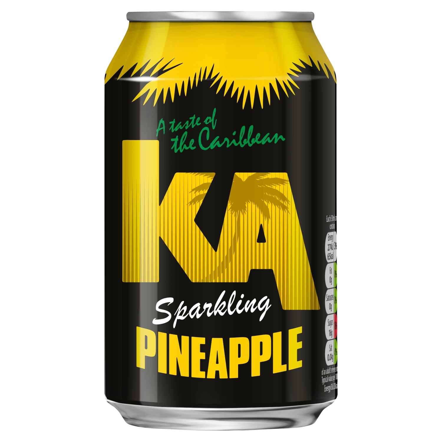 KA SPARKLING PINEAPPLE 330ML - Image 1