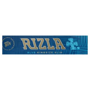 RIZLA KINGSIZE SLIM BLUE 32S