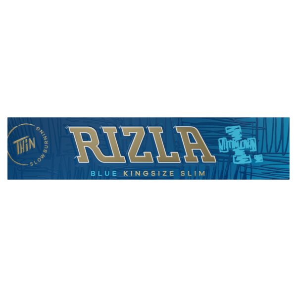 RIZLA KINGSIZE SLIM BLUE 32S