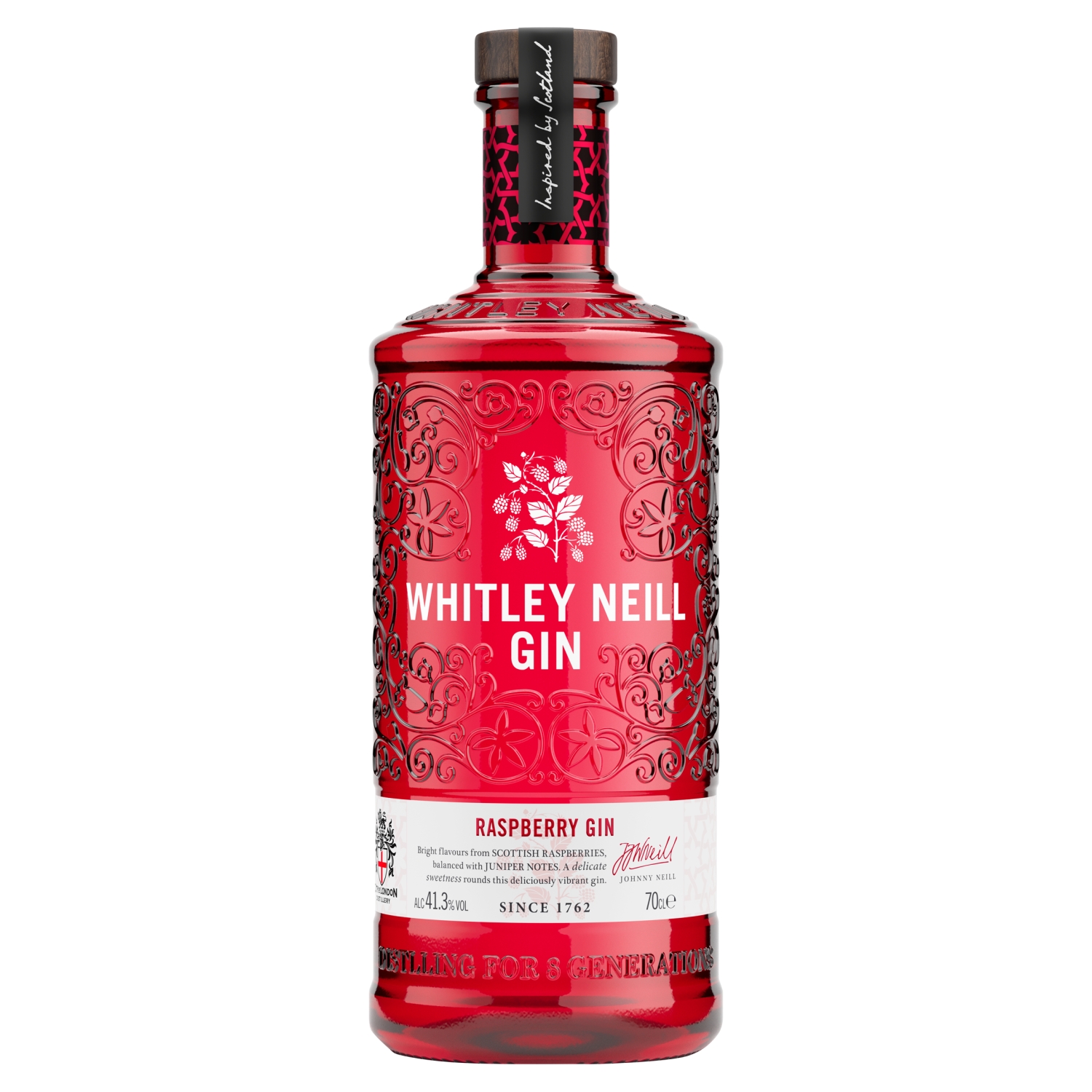 WHITLEY NEILL RASPBERRY GIN 70CL - Image 1