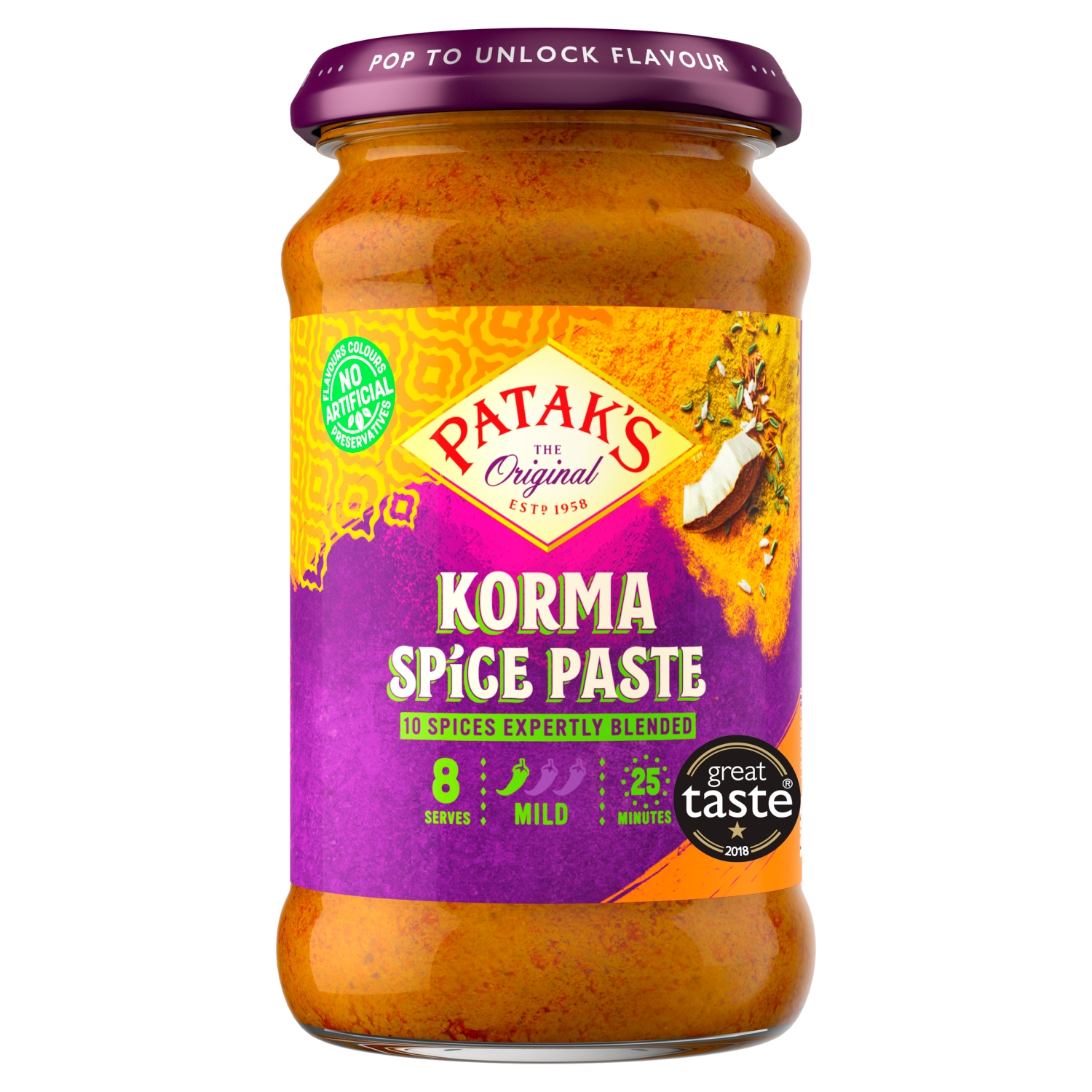 PATAKS PASTE KORMA 290G - Image 1