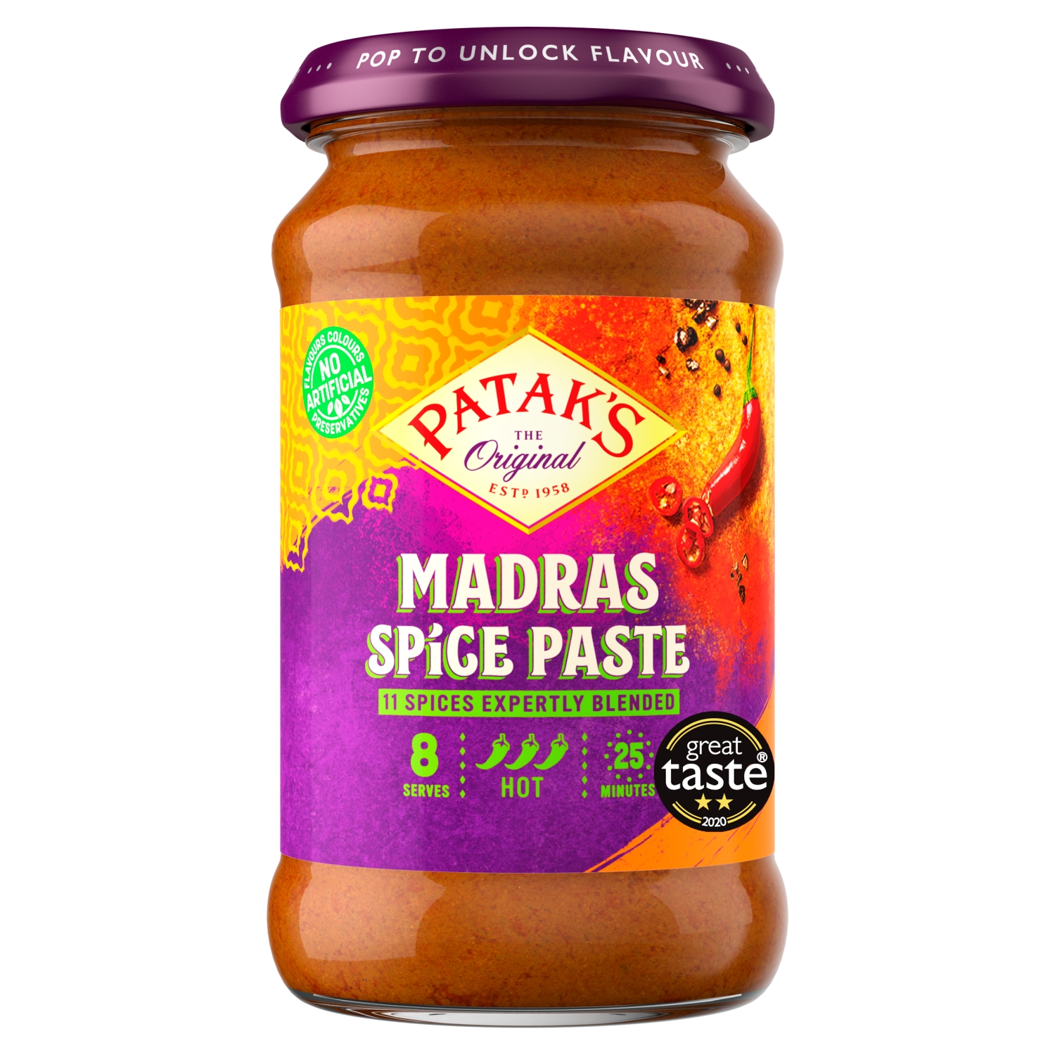 PATAKS PASTE MADRAS 283G - Image 1