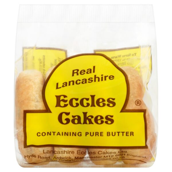 REAL LANCASHIRE ECCLE CAKES 4PK