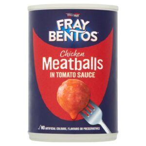 5012427044203_0.jpg FRAY BENTOS MEATBALLS IN TOMATO SAUCE 380G